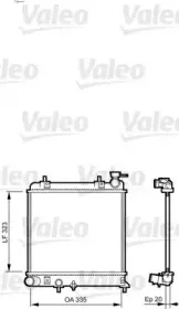 734266 VALEO Радиатор, охлаждение двигателя