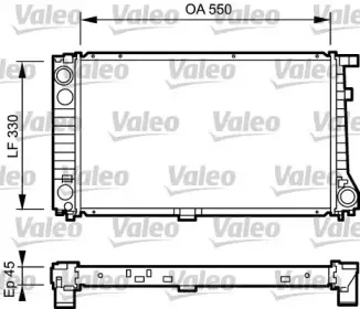 734289 VALEO Радиатор, охлаждение двигателя