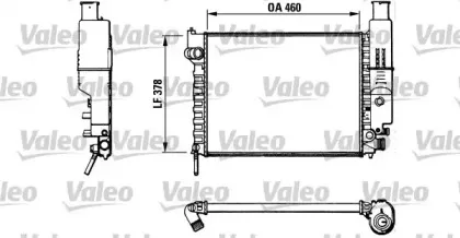 810915 VALEO Радиатор, охлаждение двигателя