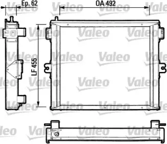 811063 VALEO Радиатор, охлаждение двигателя