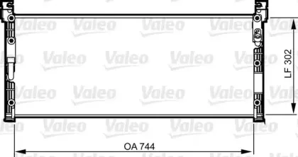 814285 VALEO Конденсатор, кондиционер