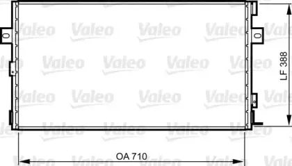 814290 VALEO Конденсатор, кондиционер