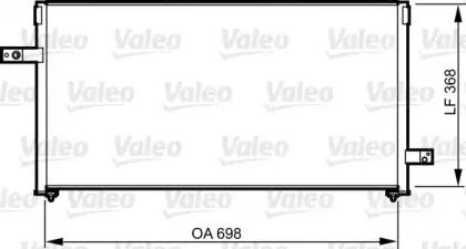 814311 VALEO Конденсатор, кондиционер