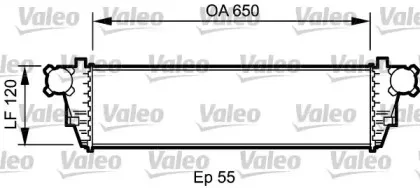 817760 VALEO Интеркулер