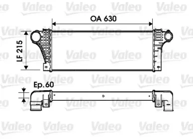 817941 VALEO Интеркулер
