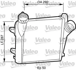 818814 VALEO Интеркулер