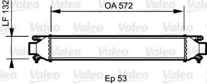 818824 VALEO Интеркулер