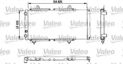 883765 VALEO Радиатор, охлаждение двигателя