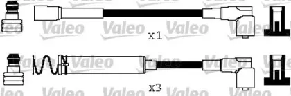 346590 VALEO Комплект проводов зажигания