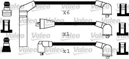 346544 VALEO Комплект проводов зажигания