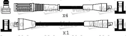 346515 VALEO Комплект проводов зажигания