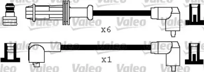 346449 VALEO Комплект проводов зажигания