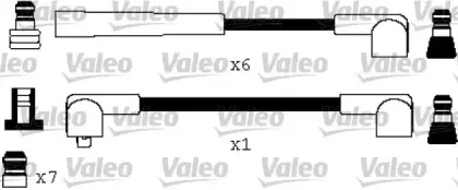 346395 VALEO Комплект проводов зажигания