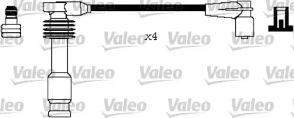 346295 VALEO Комплект проводов зажигания