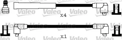 346195 VALEO Комплект проводов зажигания