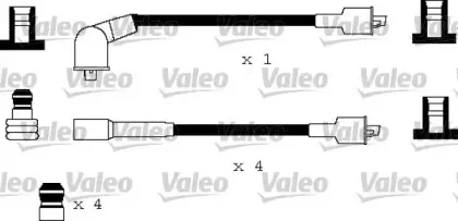 346158 VALEO Комплект проводов зажигания