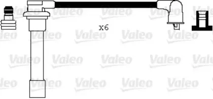 346021 VALEO Комплект проводов зажигания