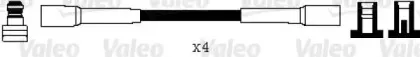 346007 VALEO Комплект проводов зажигания