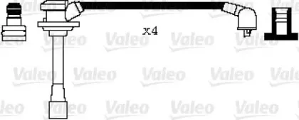 346000 VALEO Комплект проводов зажигания