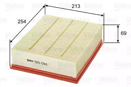 585094 VALEO Воздушный фильтр