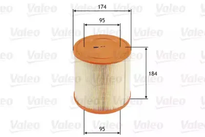 585740 VALEO Воздушный фильтр