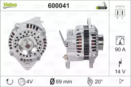 600041 VALEO Генератор