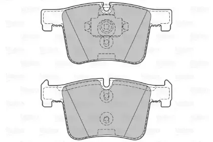 601288 VALEO Комплект тормозных колодок, дисковый тормоз