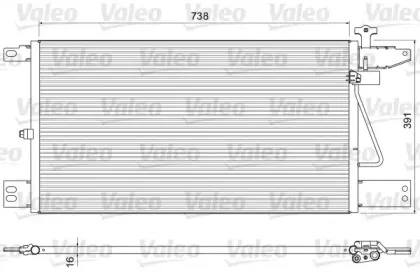 815065 VALEO Конденсатор, кондиционер
