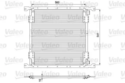 815088 VALEO Конденсатор, кондиционер