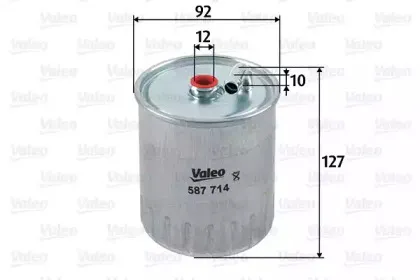 587714 VALEO Топливный фильтр