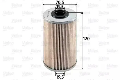 587913 VALEO Топливный фильтр