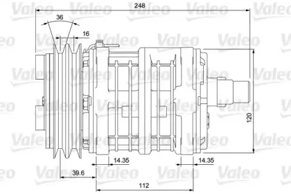 700857 VALEO Компрессор, кондиционер