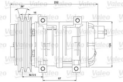 700869 VALEO Компрессор, кондиционер