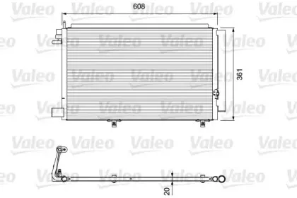 814294 VALEO Конденсатор, кондиционер