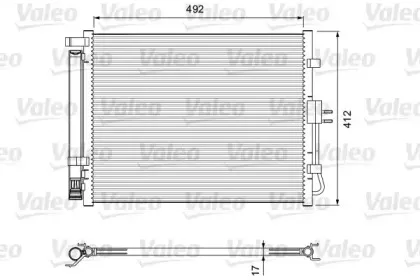 814402 VALEO Конденсатор, кондиционер