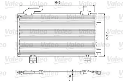 814417 VALEO Конденсатор, кондиционер