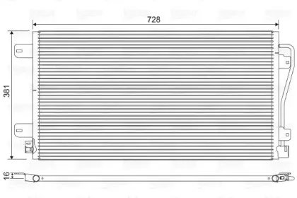817601 VALEO Конденсатор, кондиционер