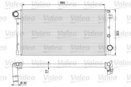 234924 VALEO Радиатор, охлаждение двигателя