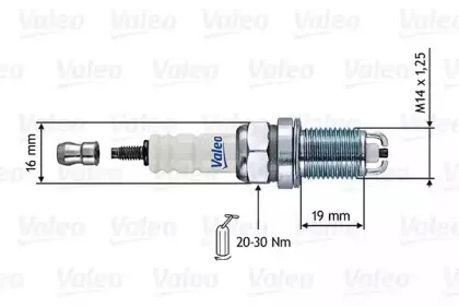 246852 VALEO Свеча зажигания