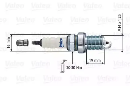 246871 VALEO Свеча зажигания