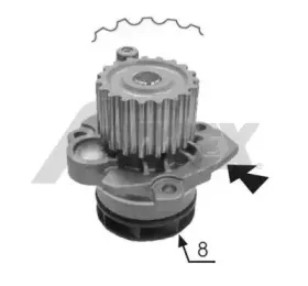 1669 AIRTEX Водяной насос