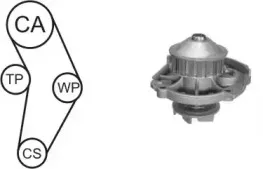 WPK-152303 AIRTEX Водяной насос + комплект зубчатого ремня
