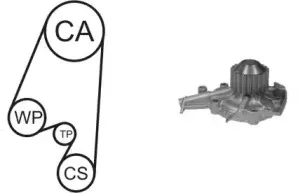 WPK-164601 AIRTEX Водяной насос + комплект зубчатого ремня