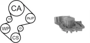WPK-169002 AIRTEX Водяной насос + комплект зубчатого ремня