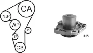 WPK-1702R01 AIRTEX Водяной насос + комплект зубчатого ремня