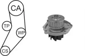 WPK-185202 AIRTEX Водяной насос + комплект зубчатого ремня
