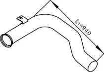 21213 DINEX Труба выхлопного газа