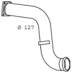 21283 DINEX Труба выхлопного газа