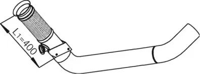 28136 DINEX Труба выхлопного газа