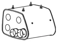 49377 DINEX Средний / конечный глушитель ОГ